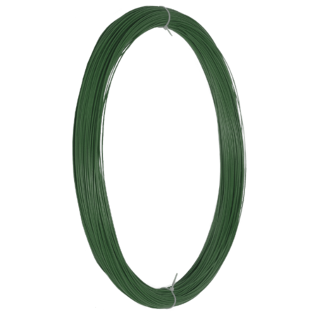 ARAME REVESTIDO PVC ZINCADO WALRAME BWG 18 X 1,24 MM - 20 KG