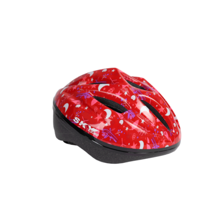 CAPACETE INFANTIL OUTMOLD C/ LED - VERMELHO - SKY  ARMS *EMBALAGEM FECHADA 12UN*