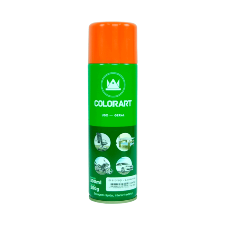 TINTA SPRAY P/ QUADRO BICICLETA - LARANJA - COLORART *61516*