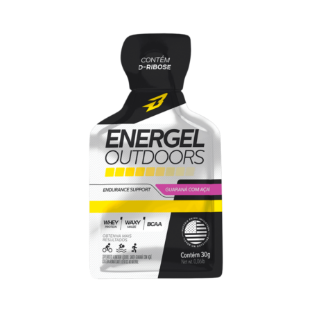 ENERGEL OUTDOORS GEL CX C/ SACHES S/ CAFEINA - GUARANA COM ACAI - BODYACTION