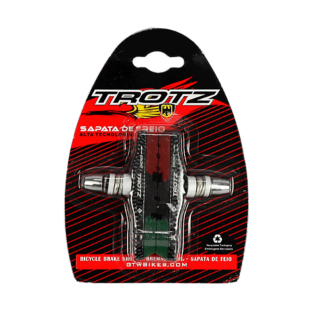 SAPATA V.BRAKE 72MM ORBITAL PRETA/MARRON/VERDE TROC.REF-TROT