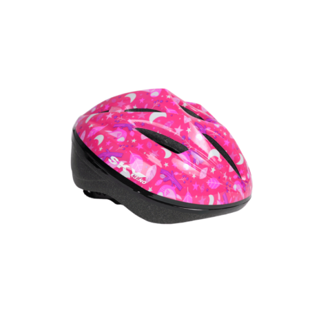 CAPACETE INFANTIL OUTMOLD C/ LED - PINK - SKY ARMS  *EMBALAGEM FECHADA 12UN*