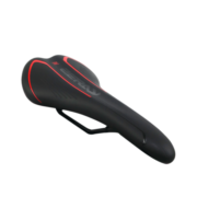 SELIM MTB PRO - LARGURA 145MM COMPRIMENTO 270MM PRETO/VERMELHO - ZERAY *EMBALAGEM FECHADA 30UN*