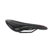 SELIM MTB PRO - LARGURA 135MM COMPRIMENTO 280MM PRETO/VERMELHO - ZERAY *EMBALAGEM FECHADA 30UN*