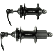 CUBO DIANT/TRAS ALUM 36F K7 C/ ROLAMENTO P/ FREIO A DISCO - PRETO - SHIFTECH
