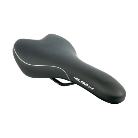 SELIM MTB PRETO C/LINHA BRANCA GEL - FLOAT - HEILAND