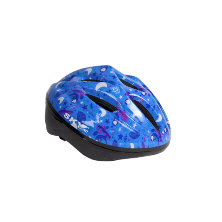 CAPACETE INFANTIL OUTMOLD C/ LED - AZUL - SKY ARMS  *EMBALAGEM FECHADA 12UN*