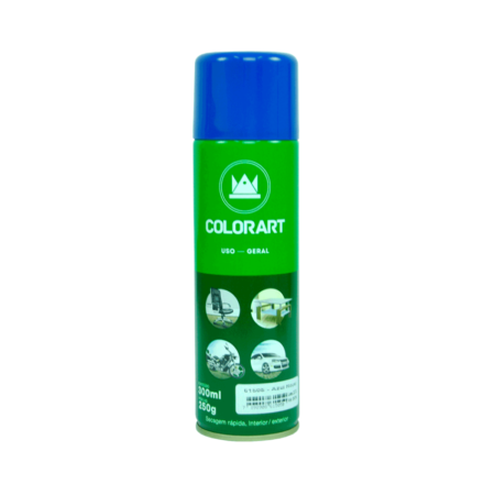 TINTA SPRAY P/ QUADRO BICICLETA - AZUL ROYAL - COLORART *61505*