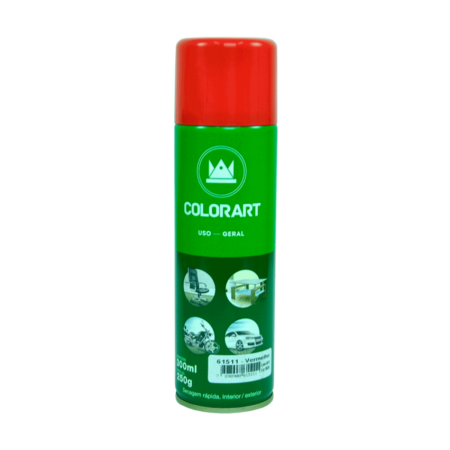 TINTA SPRAY P/ QUADRO BICICLETA - VERMELHO - COLORART *61511*